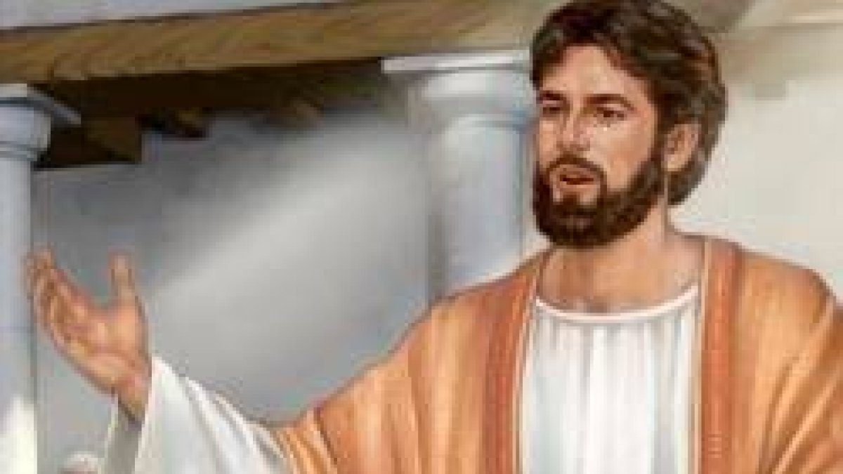 Jesús, en la sinagoga de Nazaret.