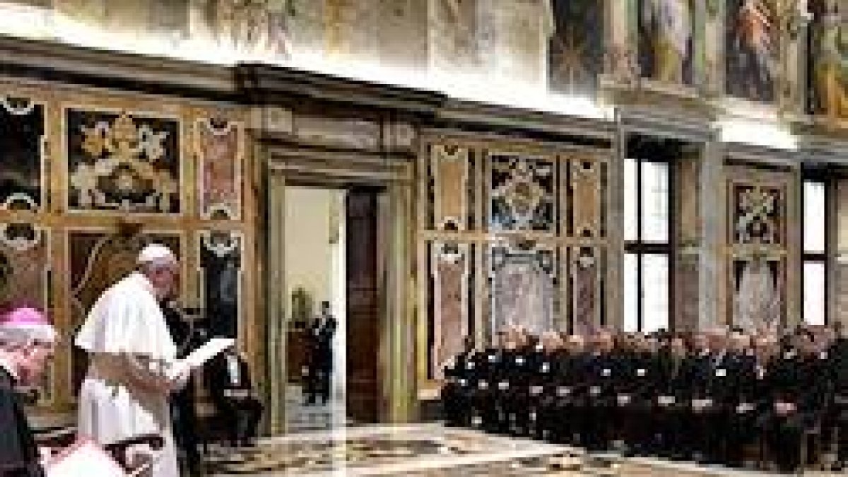 Francisco se dirigió este sábado a los alumnos de la Academia Alfonsiana, especialistas en Teología Moral.