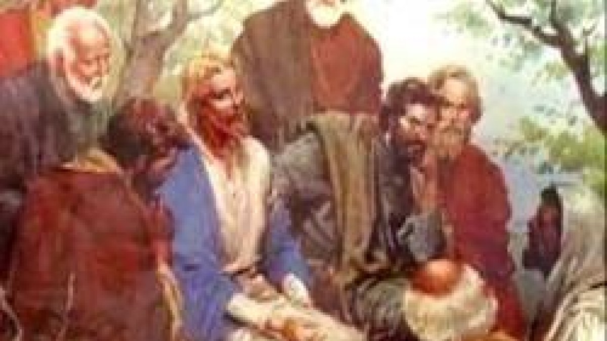 Jesús interroga a sus discípulos.