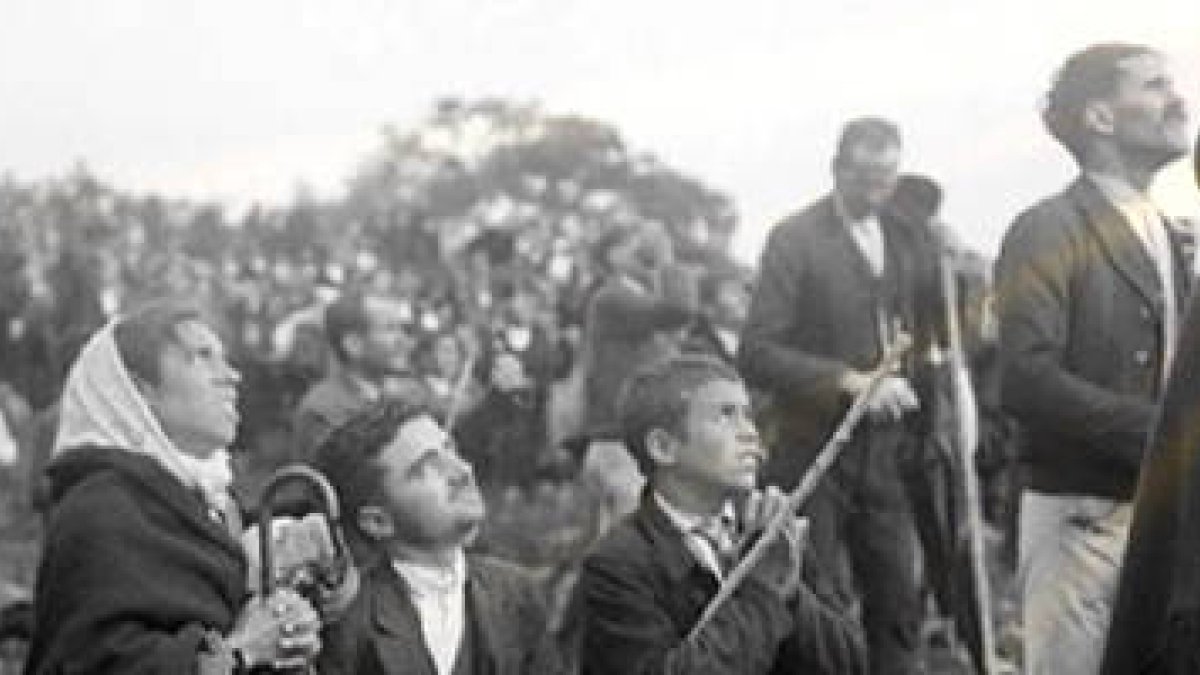 Testigos del milagro de Fátima, 13 de octubre de 1917