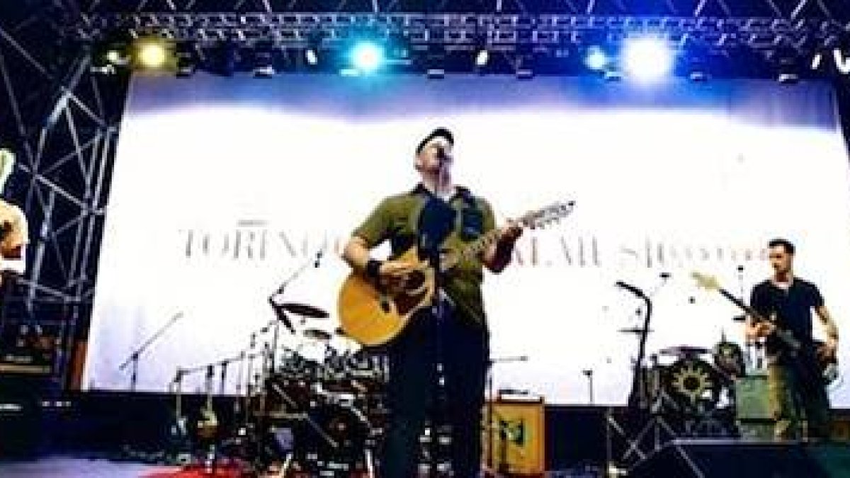 Reale, durante un concierto de 2015 en la Piazza San Carlo de Turín.