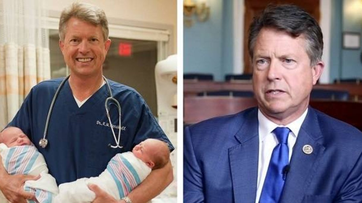 Roger Marshall antes de ser político y congresista ejerció 30 años como ginecólogo asistiendo en miles de partos