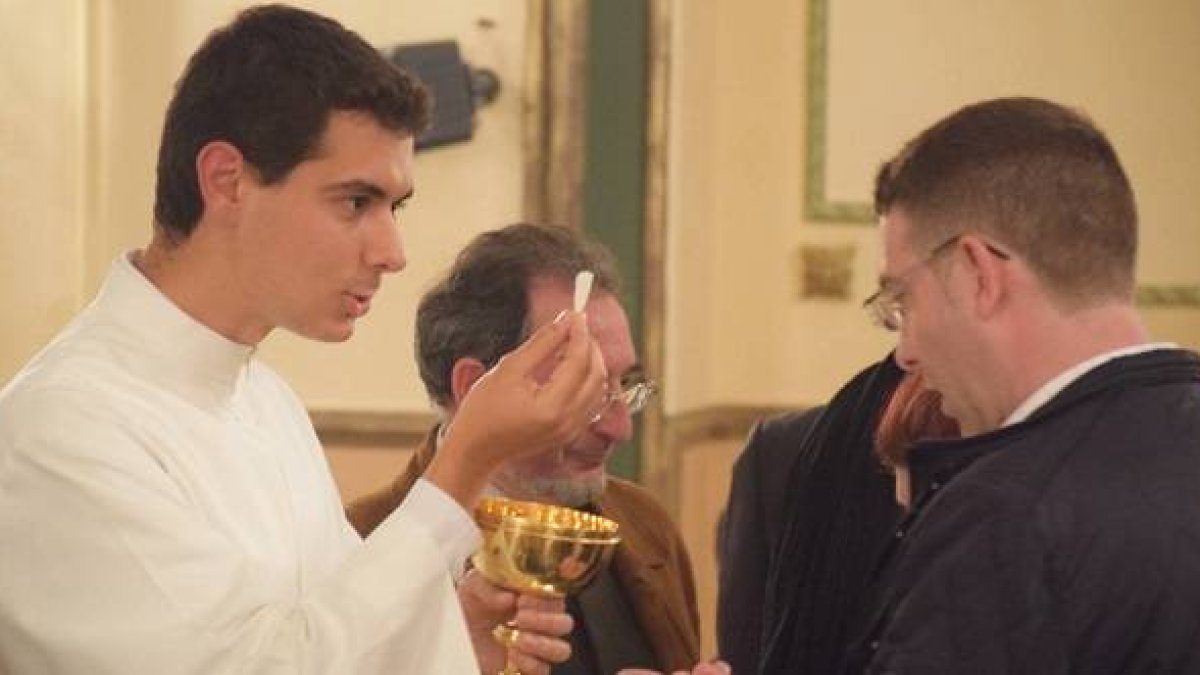 Víctor recibió el pasado 12 de mayo en la capilla del Seminario de Burgos el acolitado / Archidiócesis de Burgos