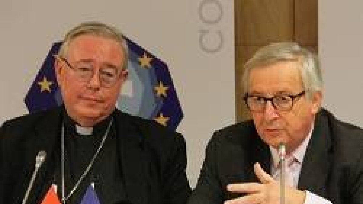Juncker se reunió el pasado jueves con los representantes de los obispos europeos / Comece