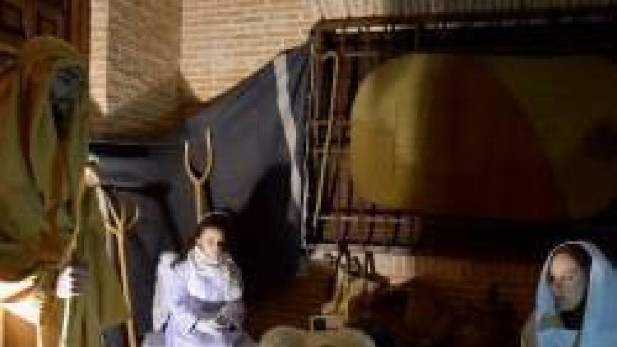 Belén viviente en Moral de Calatrava - siempre el pueblo cristiano ha pensado y reflejado la vida familiar de Jesús y sus padres, inspiración para las familias
