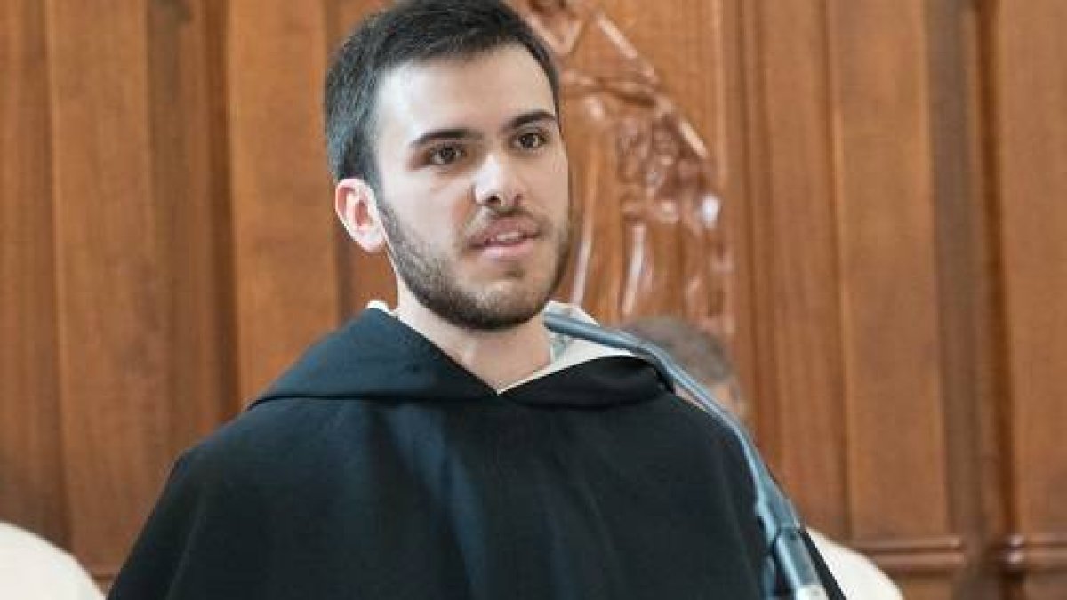 Fray Bernardo hizo el pasado año su primera profesión en Caleruega, localidad natal de Santo Domingo