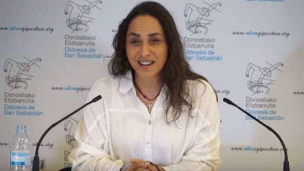 María contó su testimonio durante la Semana de la Familia de la Diócesis de San Sebastián