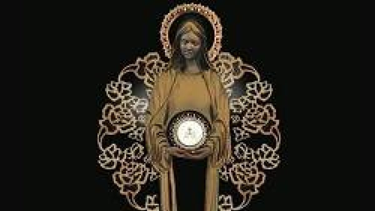 Esta es la custodia que se utilizará durante la Adoración que se produzca en la vigilia presidida por el Papa