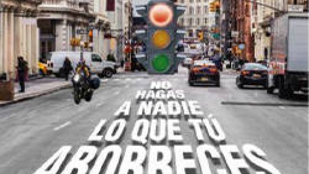 Detalle del cartel de la Jornada de responsabilidad en el tráfico