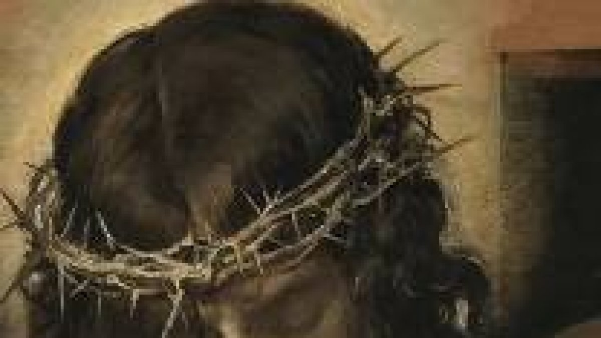 Le traspasó el costado, y al punto salió sangre y agua