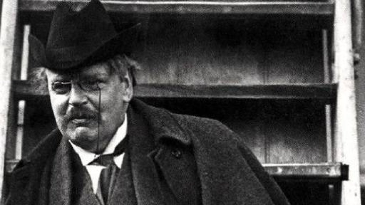 Chesterton (1874-1936) fue periodista, escritor y tras su conversión al catolicismo un gran apologeta