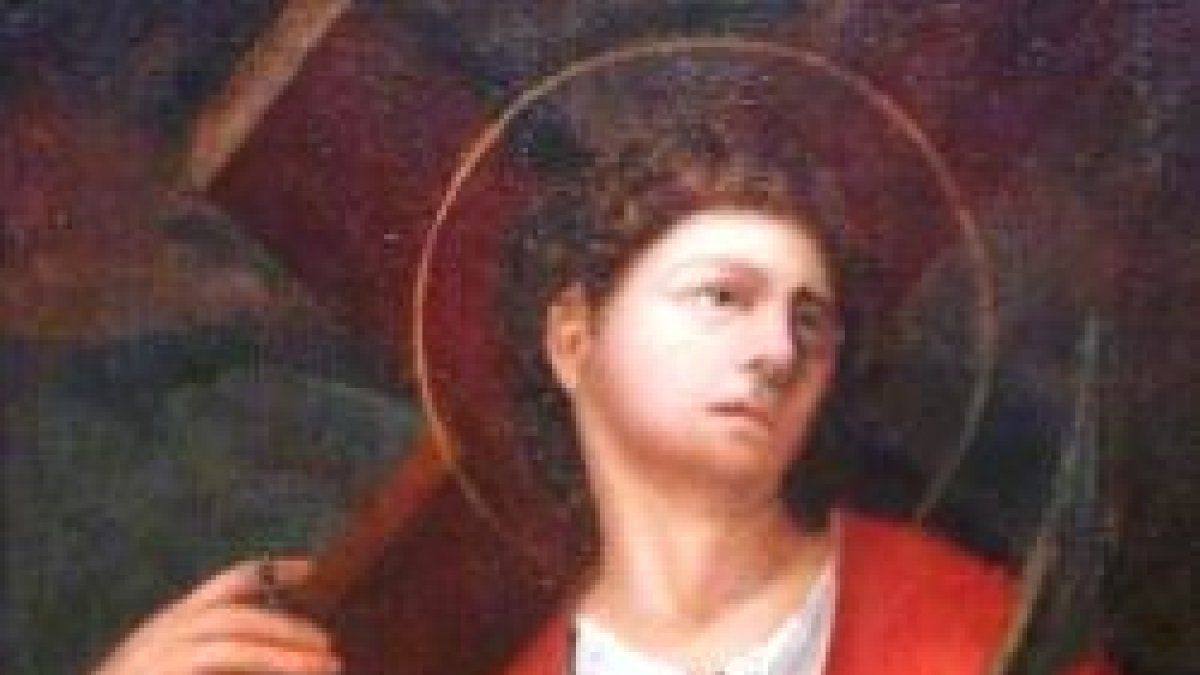 San Werner, configurado con Cristo.