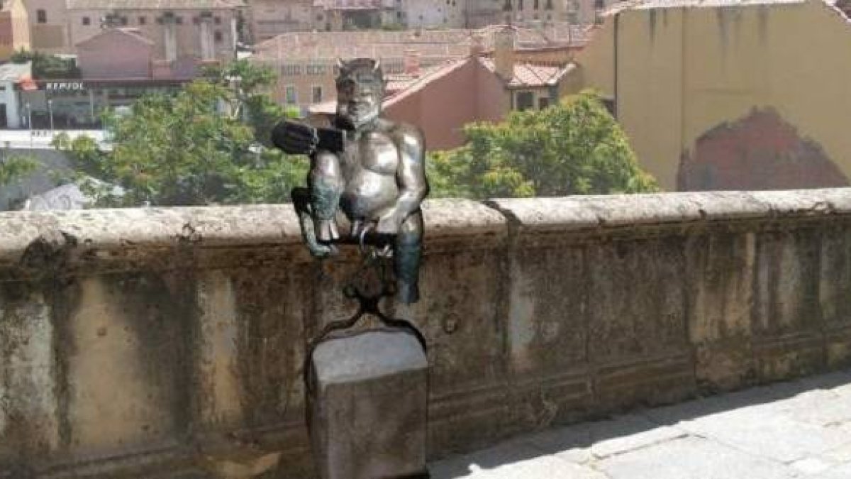 Así es como quedará la estatua del