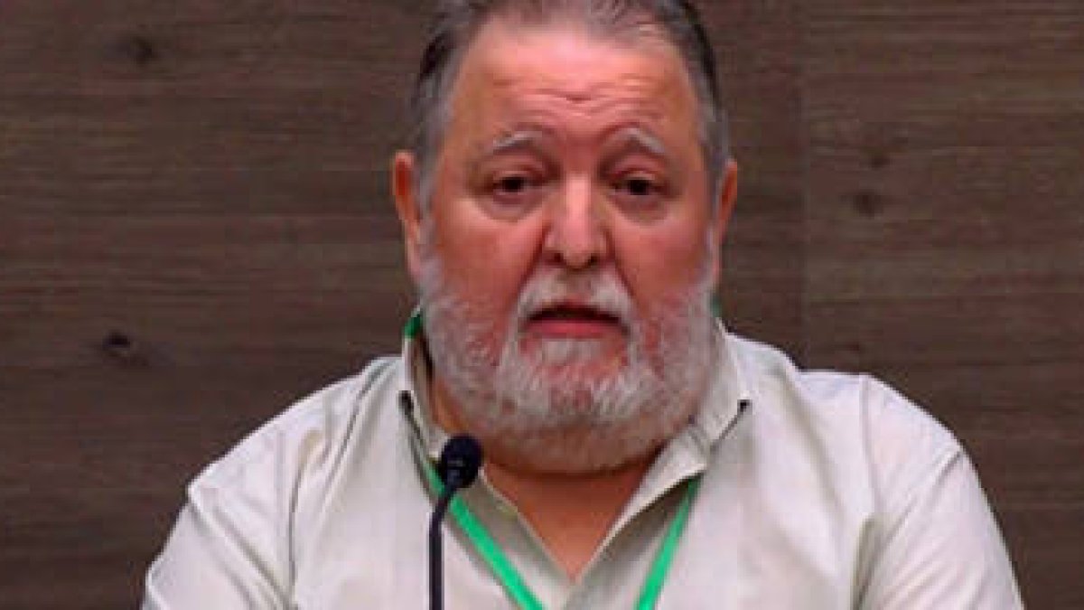 Manuel Velasco, durante su intervención en el congreso de Provida