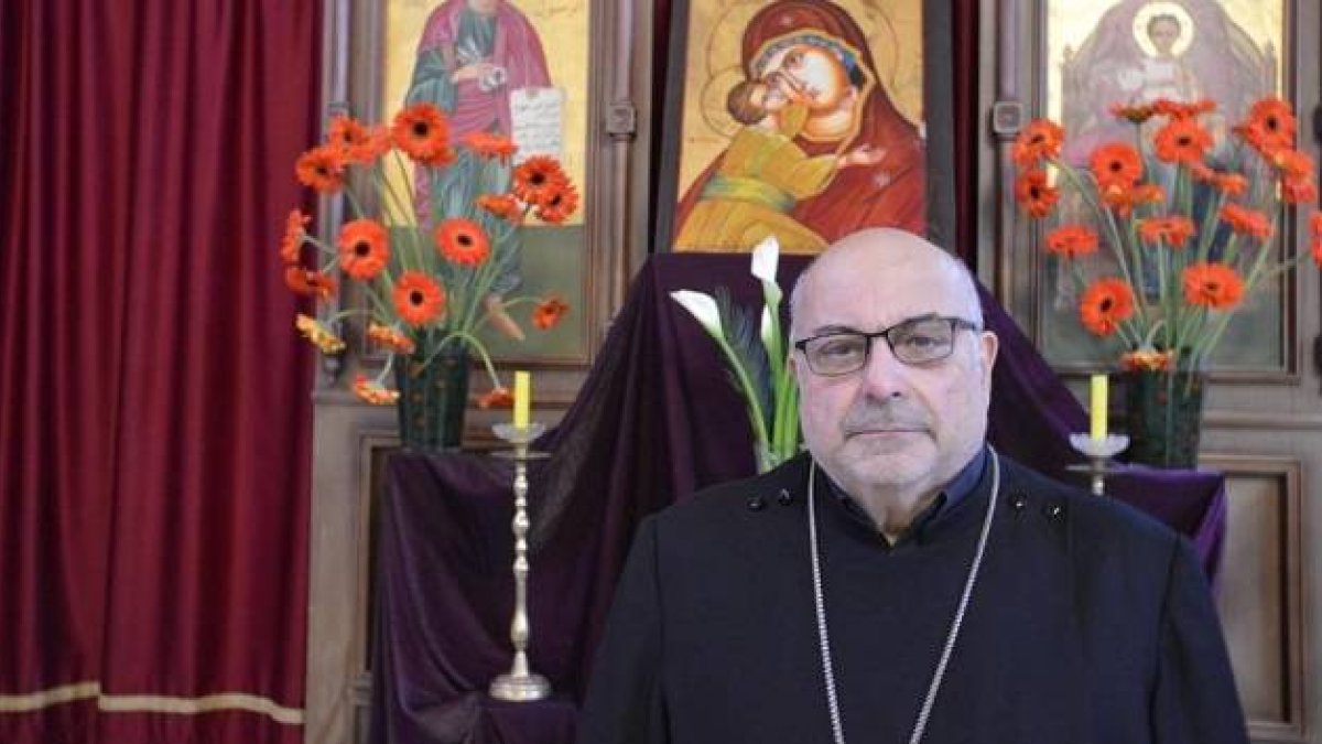 Nicolas Sawaf es arzobispo católico melquita de Lataquia, Tartus y Marmarita, en Siria