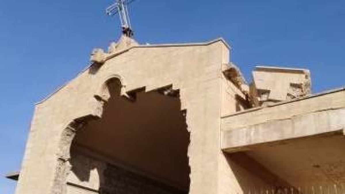 Así han quedado muchas de las iglesias y monasterios de la zona de Mosul (Irak).