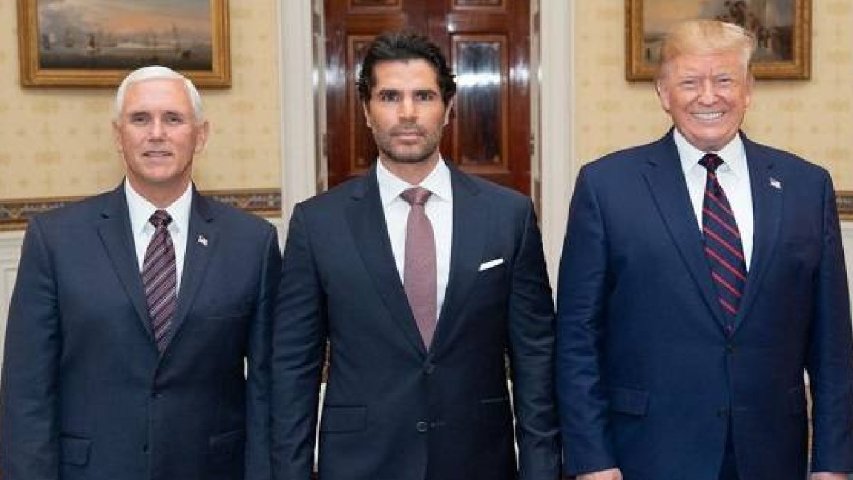 Eduardo Verástegui, en la Casa Blanca junto a Donald Trump y Mike Pence