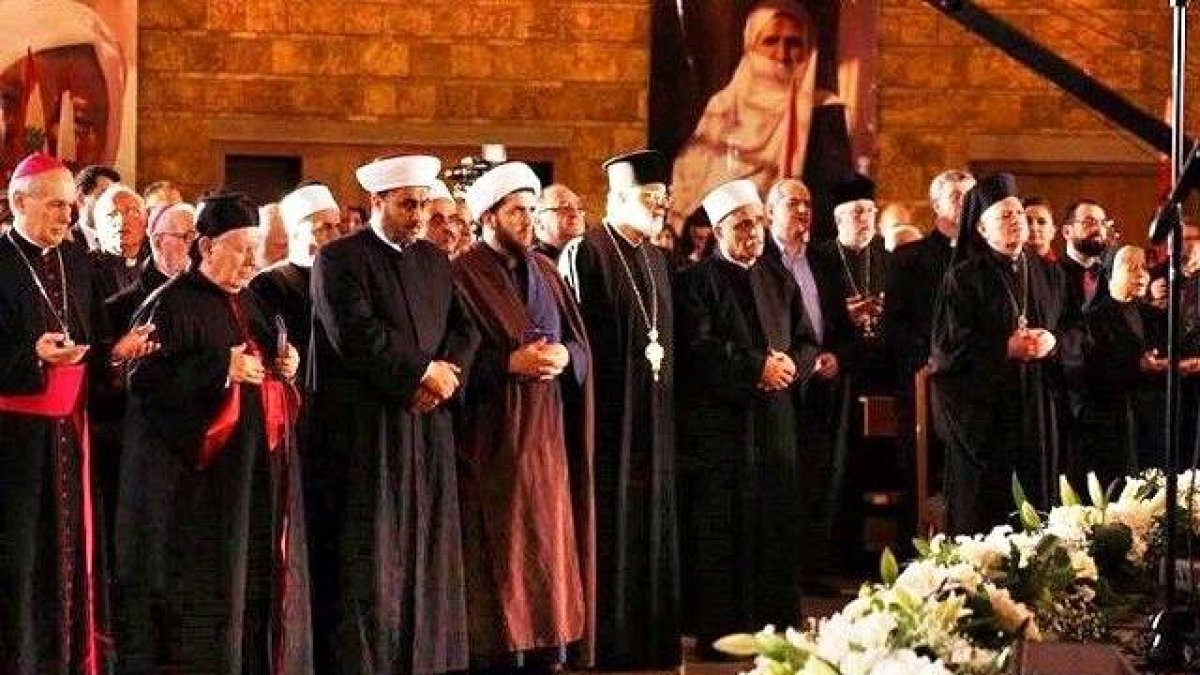 Celebración conjunta de la Anunciación por parte de líderes cristianos y musulmanes en el Líbano.