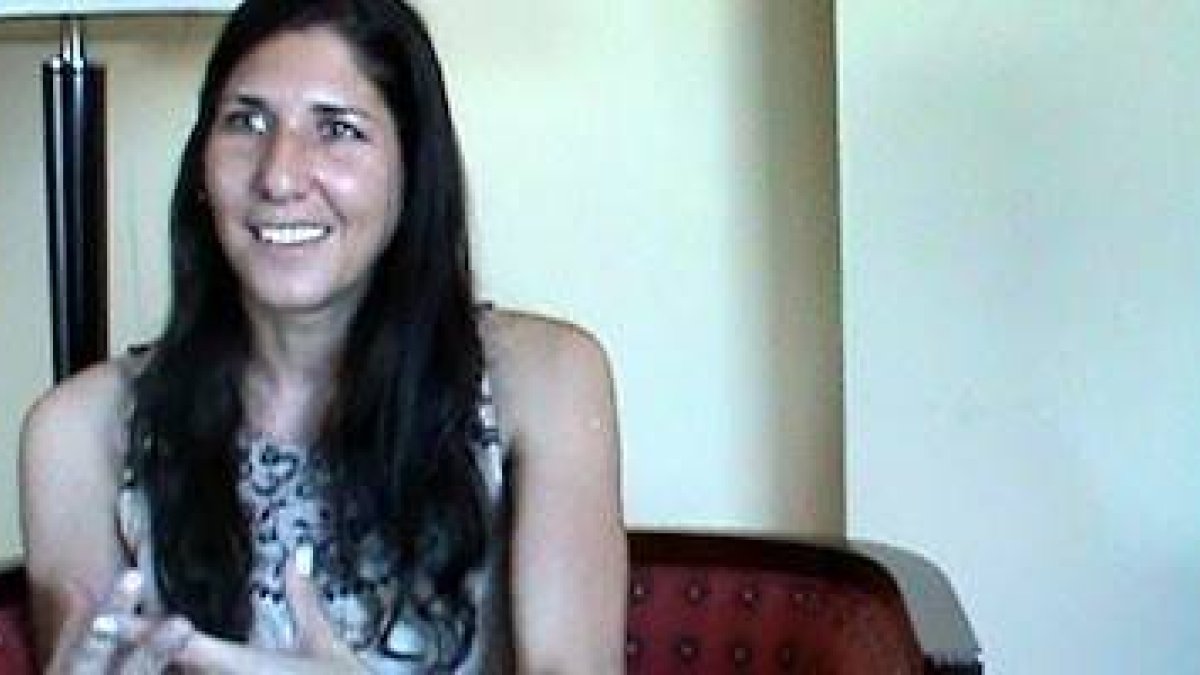 Un momento de la entrevista concedida por Luciana Rogowicz a Religión en Libertad.