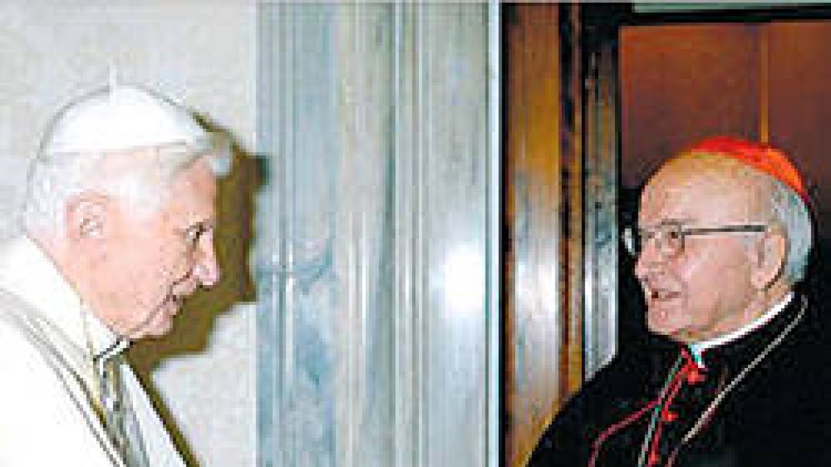 El Cardenal Estepa con el Papa Benedicto XVI