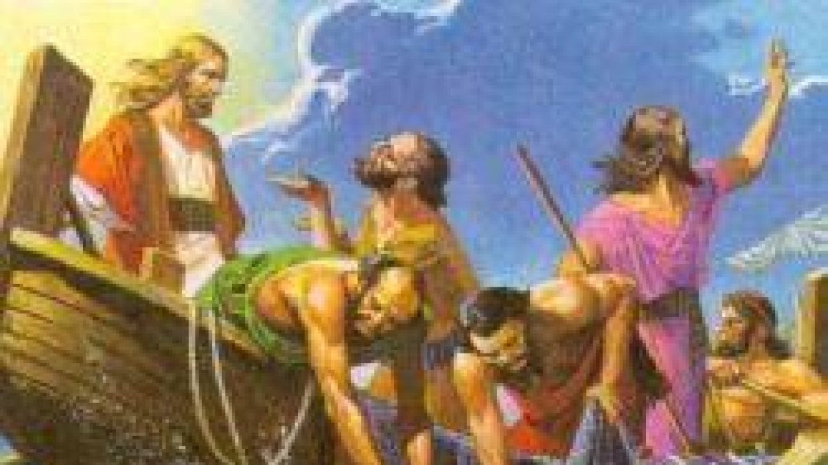 Estaban lavando las redes