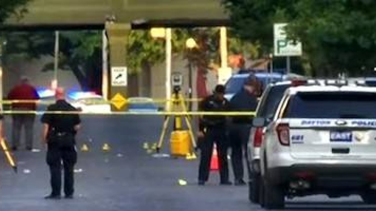 Escenario del crimen cometido el 4 de agosto en Dayton (Ohio).