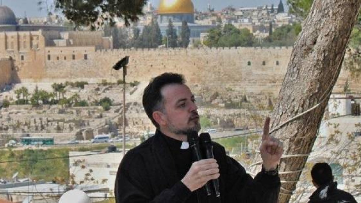Francesco Voltaggio lleva ya 18 años como sacerdote misionero en Tierra Santa