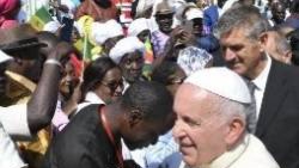El Papa en Roma ha podido saludar a una multitud de peregrinos, incluyendo también africanos