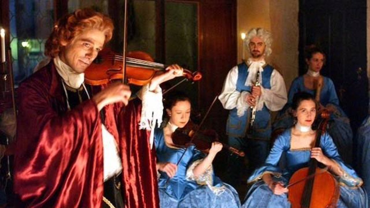 Stefano Dionisi en «Vivaldi, un príncipe en Venecia» (2006), de Jean-Louis Guillermou.