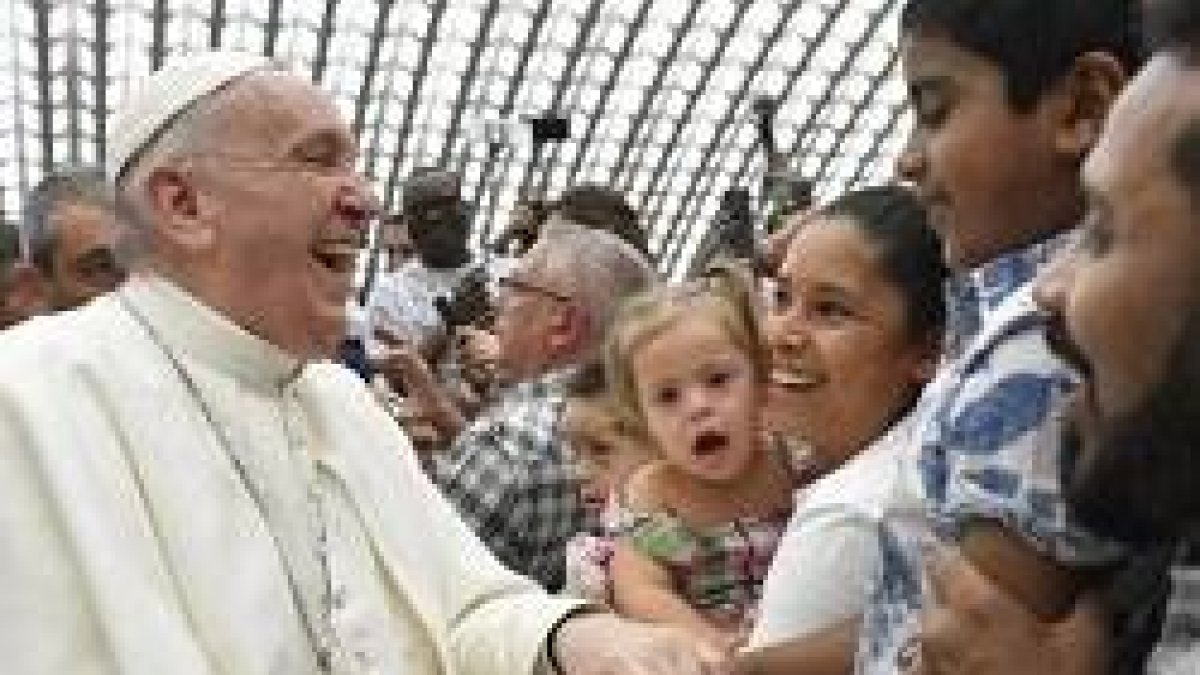 El Papa Francisco en la audiencia del 21 de agosto, en la que predicó sobre la comunión de bienes