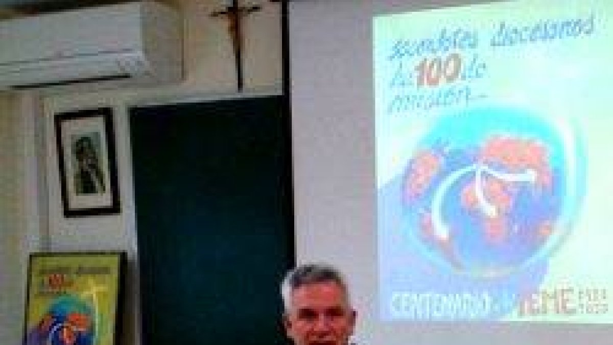 Luis Ángel Plaza, director del IEME, ha presentado las actividades con motivo del centenario de este Instituto de sacerdotes misioneros
