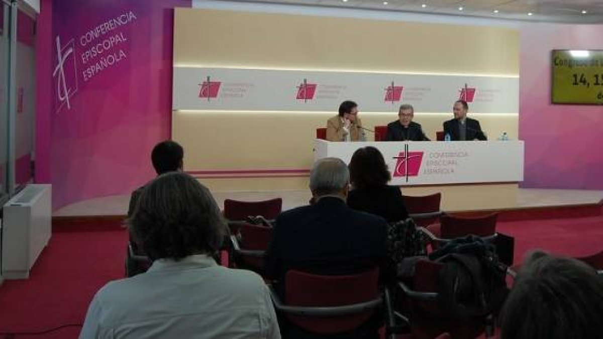 En la sala de prensa de la Conferencia Episcopal Española se ha presentado el inminente Congreso de Laicos 2020