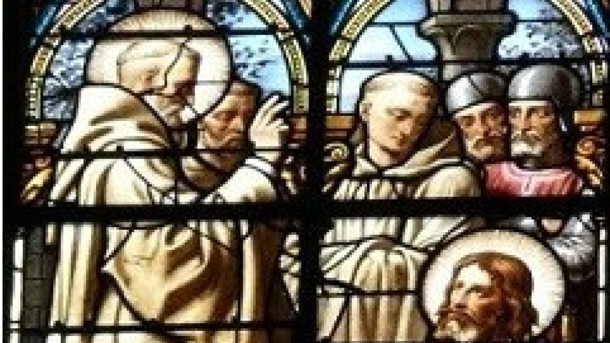 San Judicael toma el hábito.