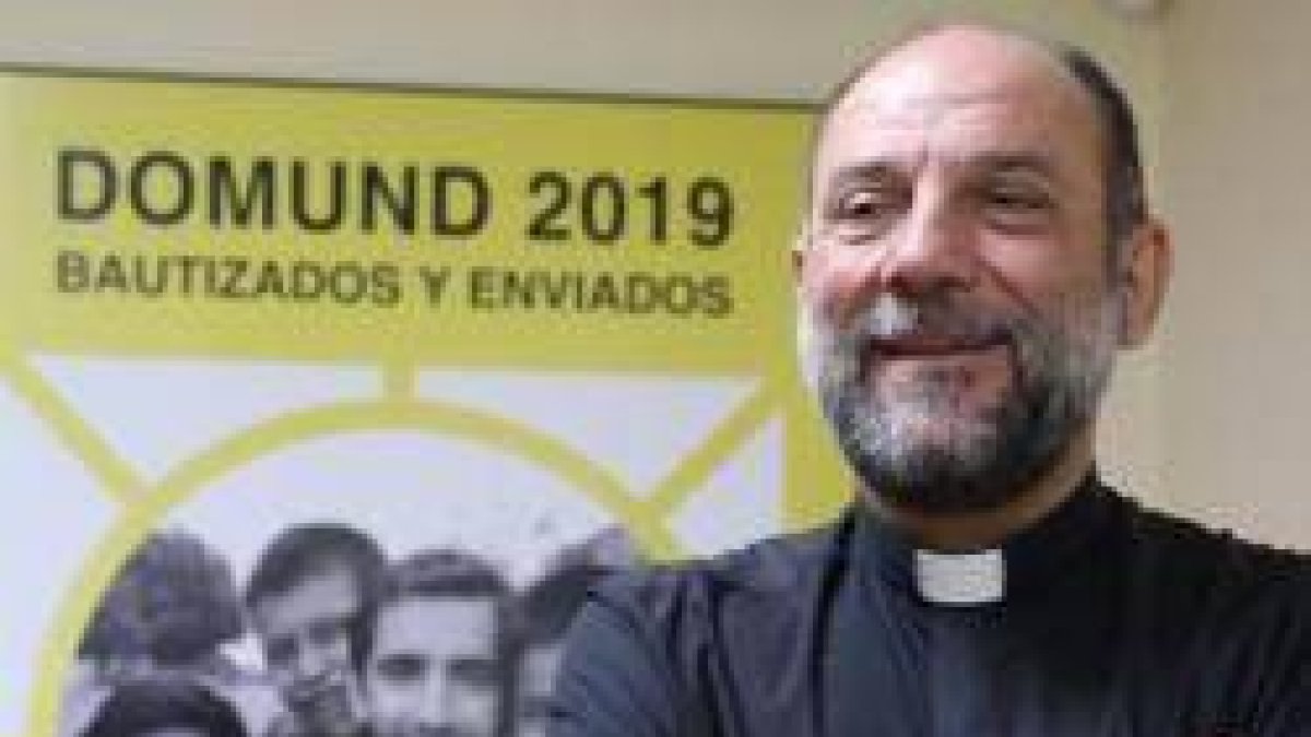 José María Calderón, director de Obras Misionales Pontificas en España, en una foto de Ernesto Agudo para ABC