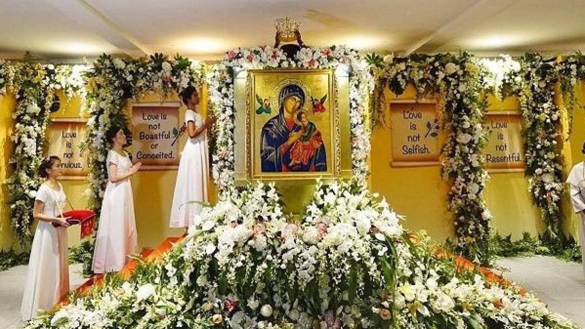 Los católicos de Singapur tienen una especial devoción a la Virgen del Perpetuo Socorro
