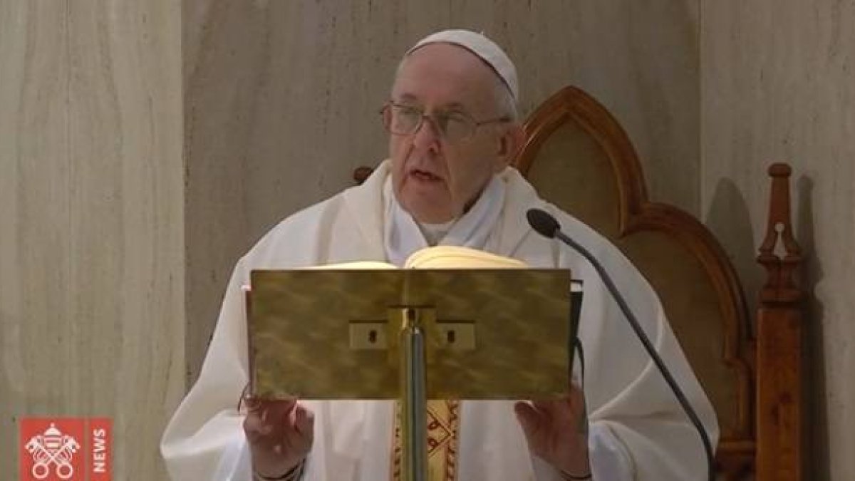 El Papa, en misa en la festividad de San José