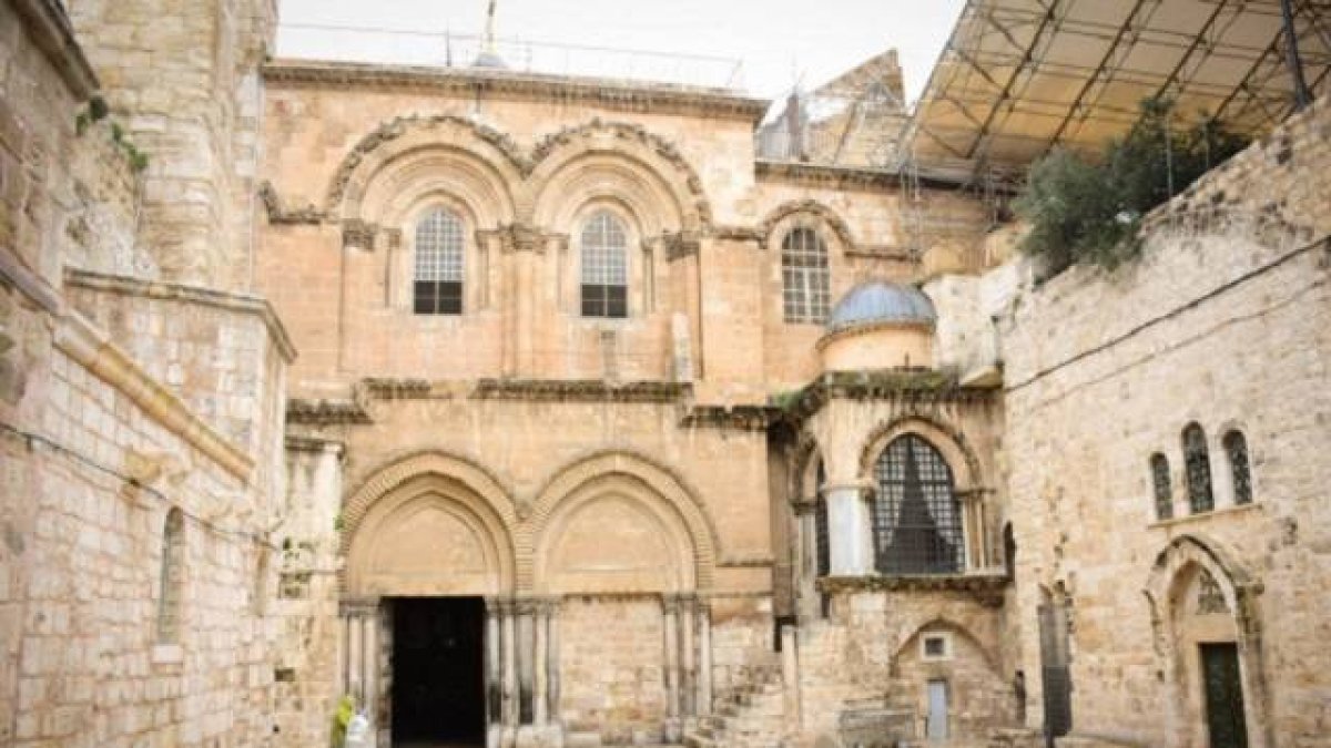 El Santo Sepulcro, vacío y sin peregrinos debido a la pandemia del coronavirus