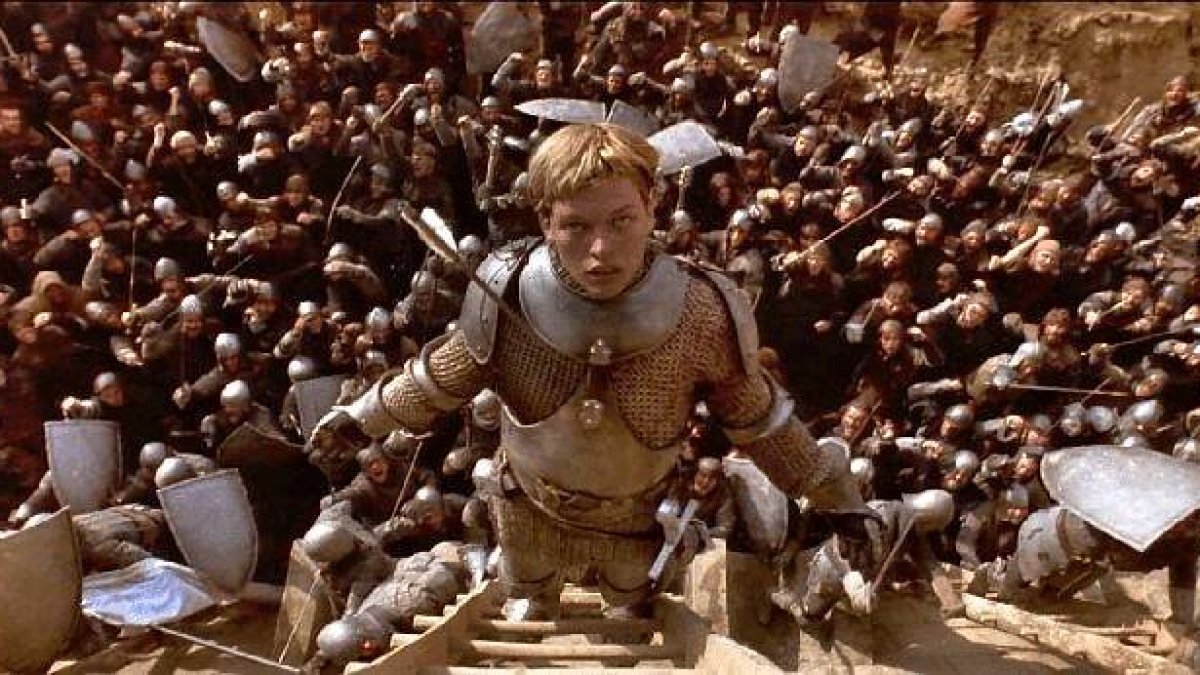 Milla Jojovich encarnó en 1999 a Juana de Arco en la película de Luc Bresson «The Messenger».