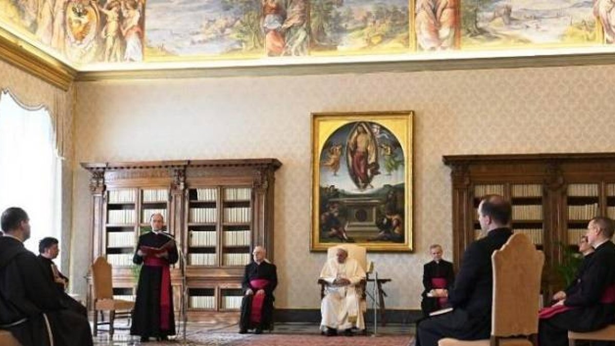 El Papa en su catequesis de los miércoles, sólo con algunos colaboradores