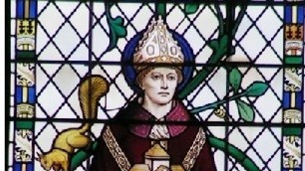 San Osvaldo. Catedral de Worcester.