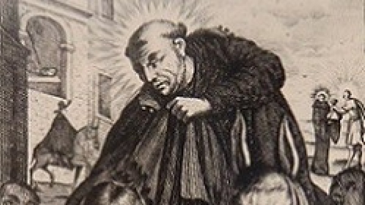 San Guillermo y el pobre.