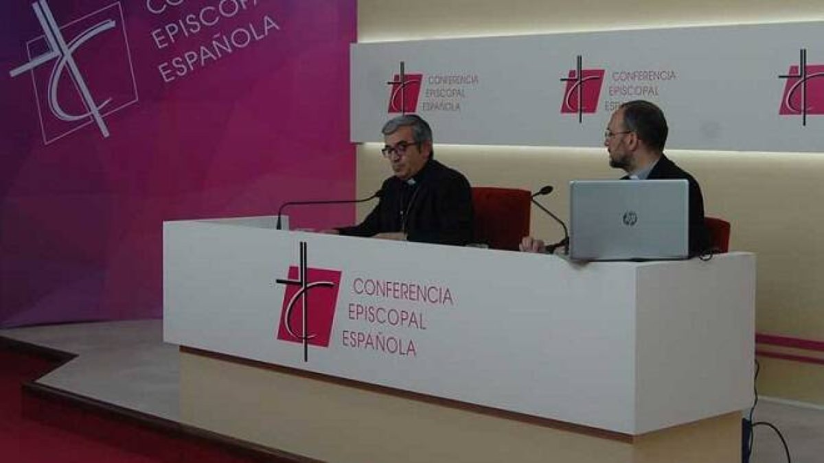 Luis Argüello, portavoz de la CEE, ha comparecido tras la Comisión Permanente