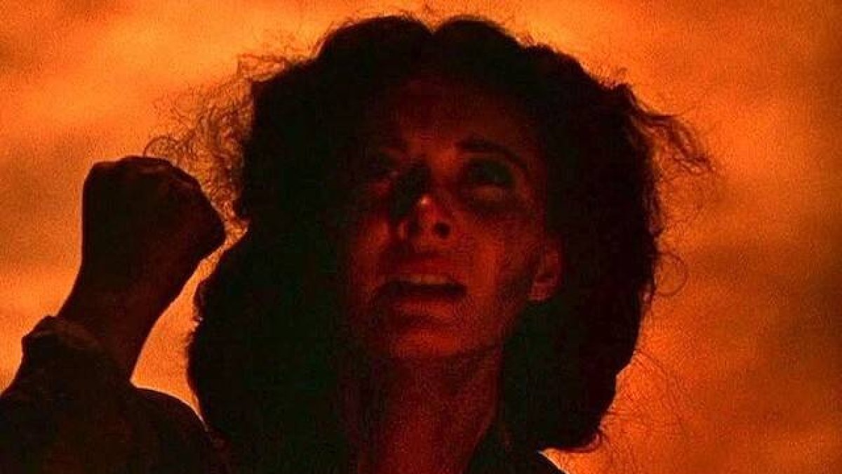 Vivien Leigh, en una de las escenas más célebres de la historia del cine: «A Dios pongo por testigo...».