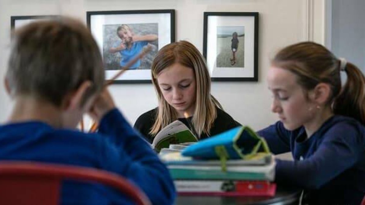 Millones de niños han tenido que seguir las clases estas semanas en casa debido al confinamiento