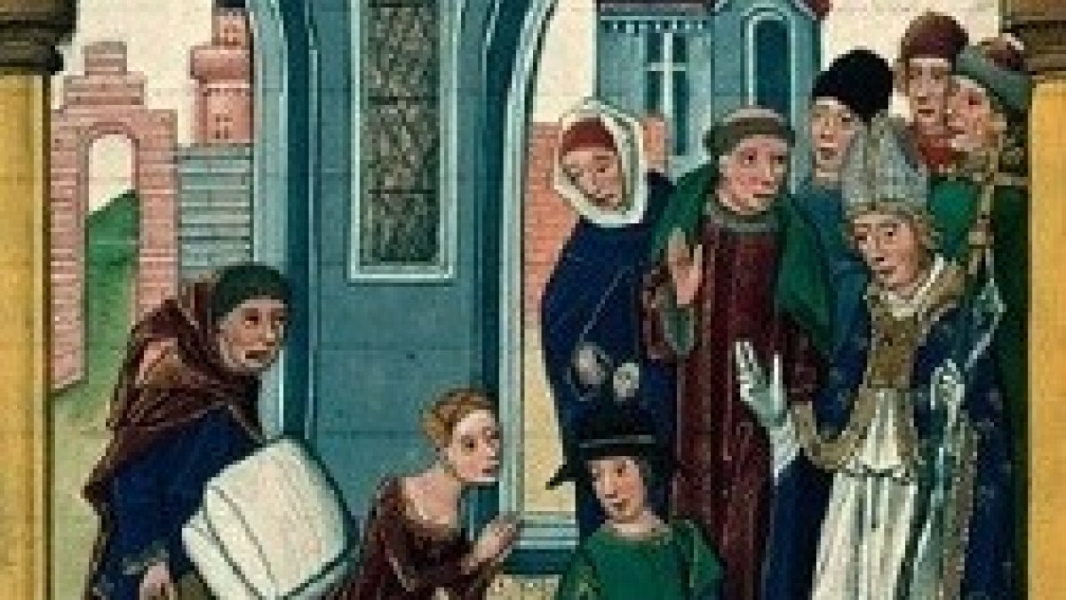 San Thuriau resucita a una joven.