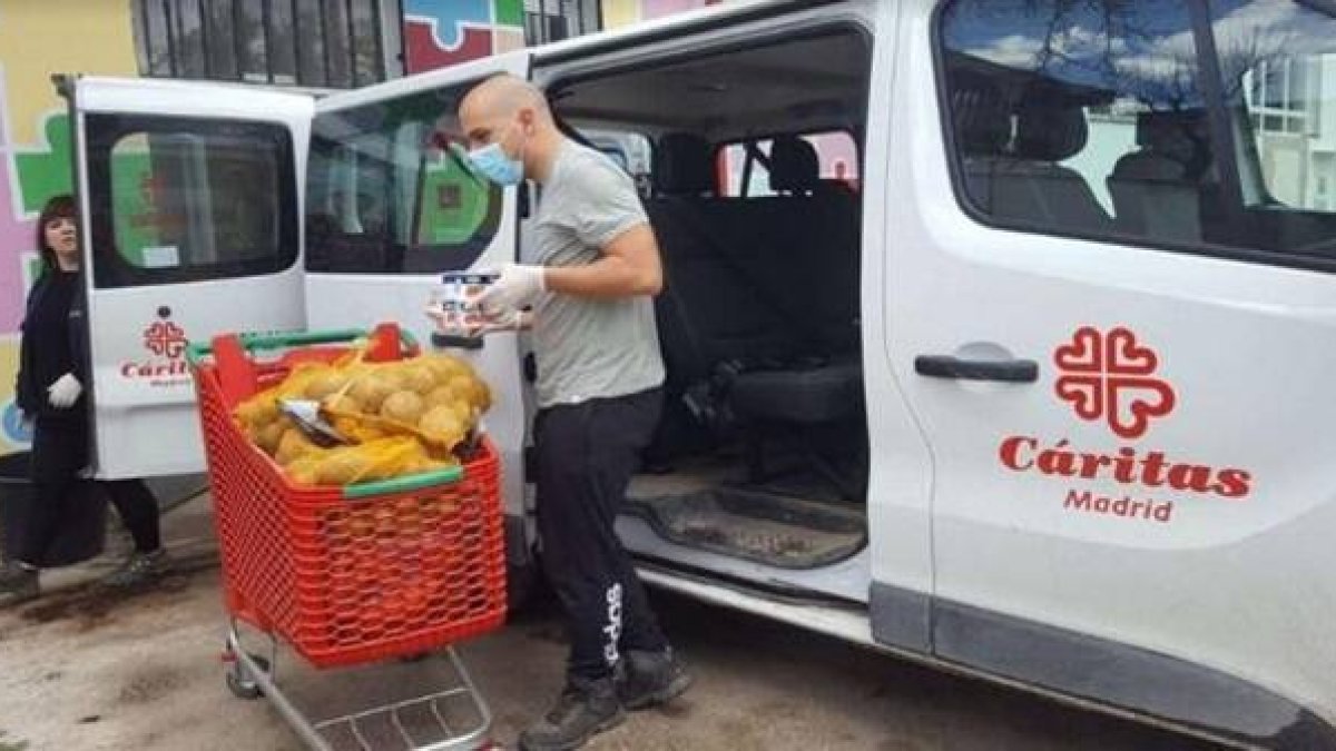 Cáritas Madrid dedica gran parte de las ayudas a alimentos de primera necesidad