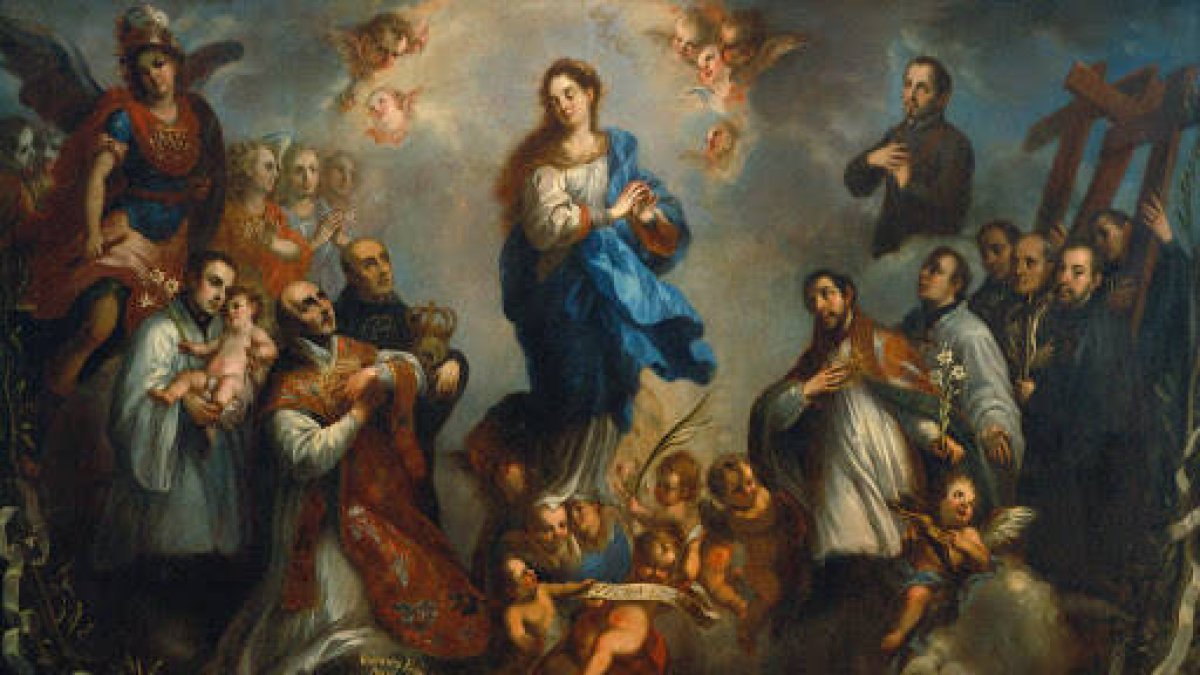 Doce santos nos hablan sobre la Inmaculada Concepción de María.