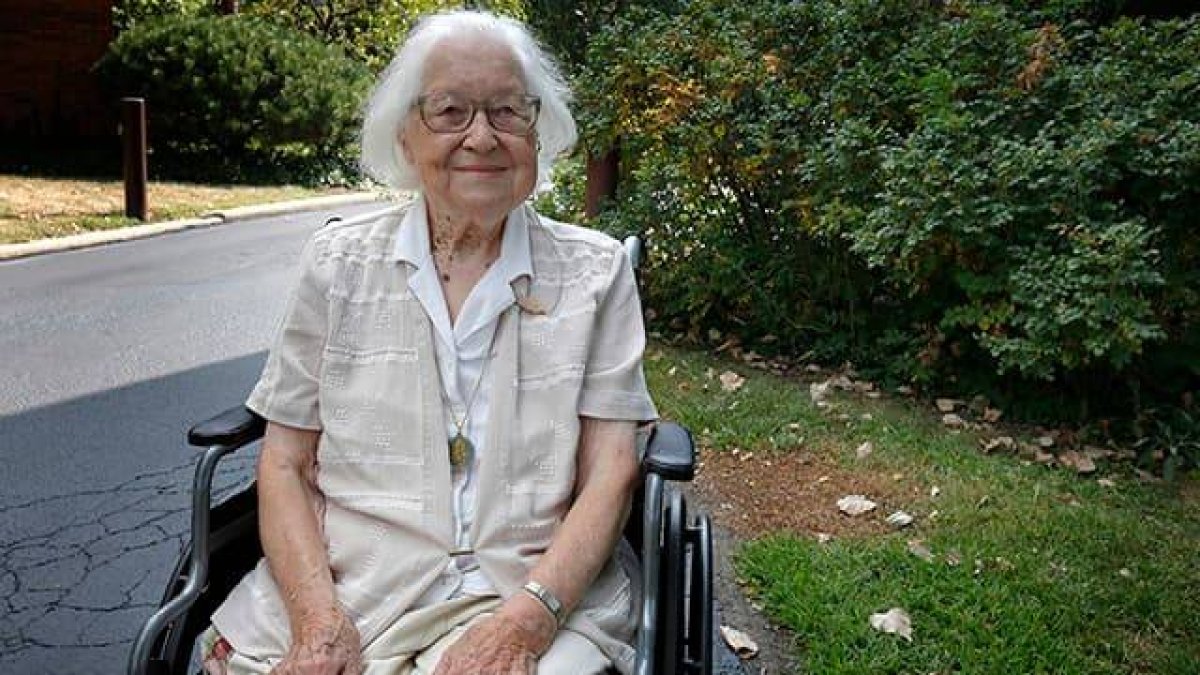 La hermana benedictina Vivian Ivantic