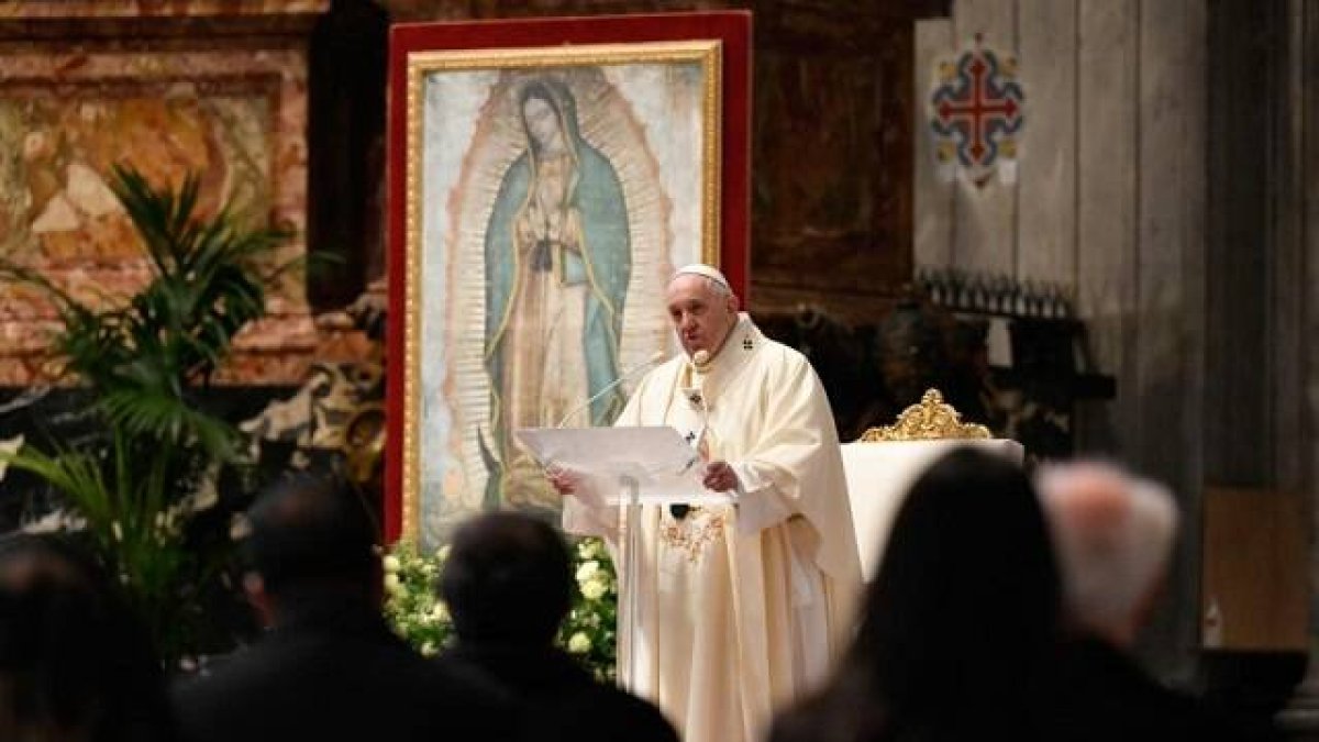 El Papa Francisco celebró en San Pedro la misa en la festividad de la Virgen de Guadalupe / Fotos- Vatican News