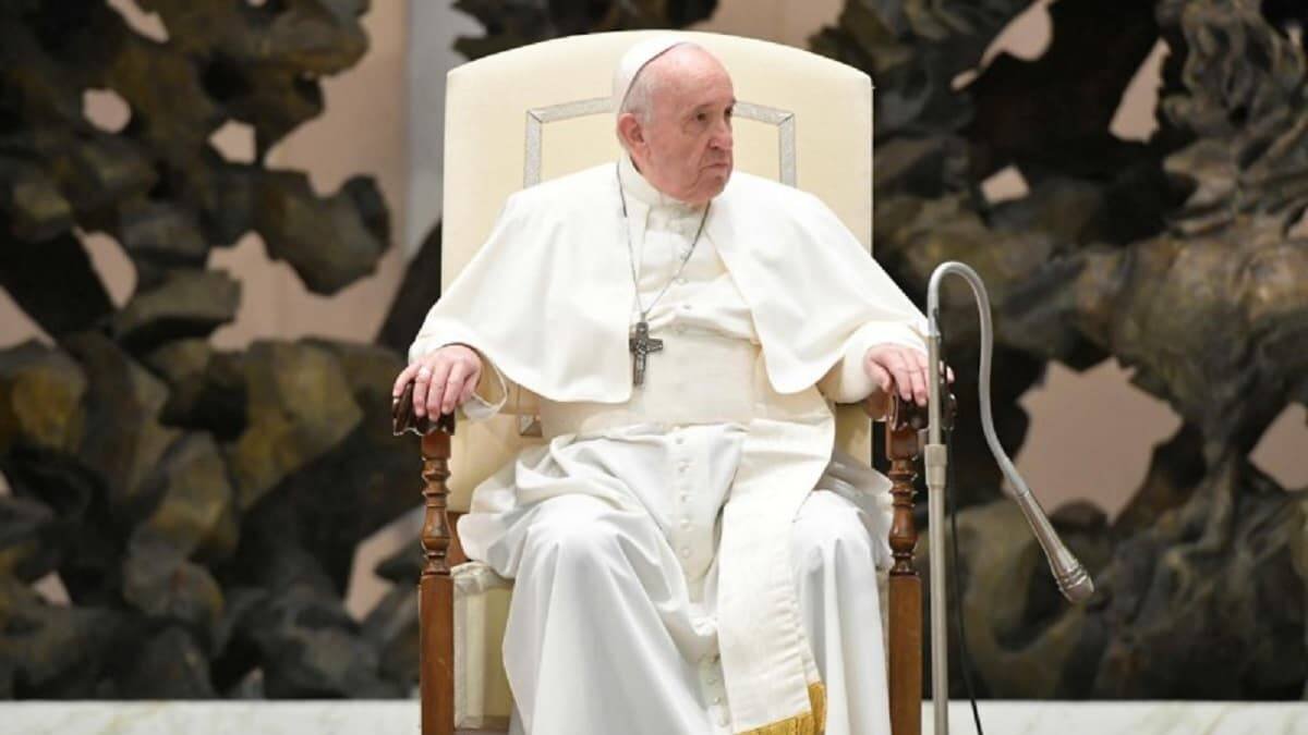 En esta ocasión el Papa Francisco no se acercó a saludar a los fieles debido a la pandemia / Vatican Media